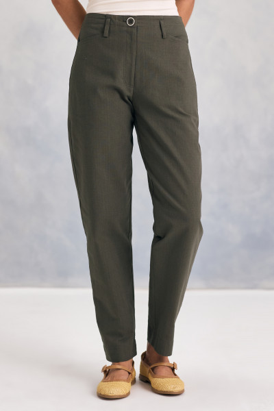 Calça Carrot Anie Cotton Verde