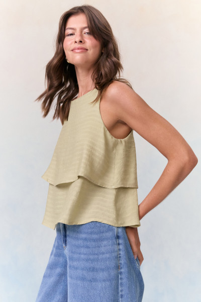 Regata Dupla Maya Viscose Verde