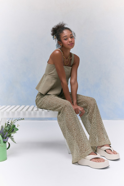 Calça Renda Agnes Verde