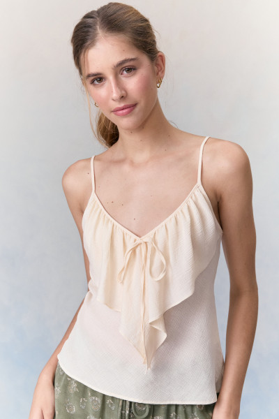 Blusa Babado Paula Off White