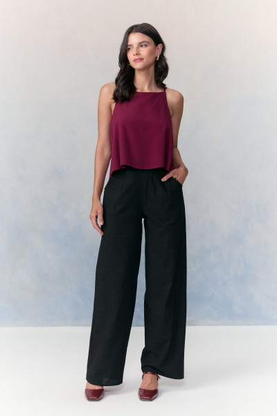 Calça Reta Kali Preto