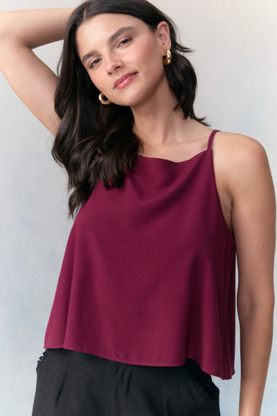 Regata Fluida Viscose Vivi Roxo