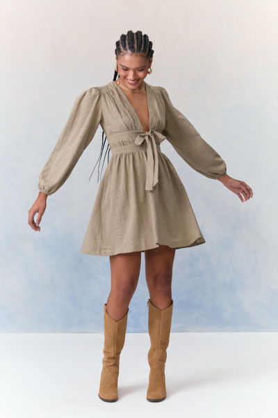 Vestido Haryana Cotton Verde