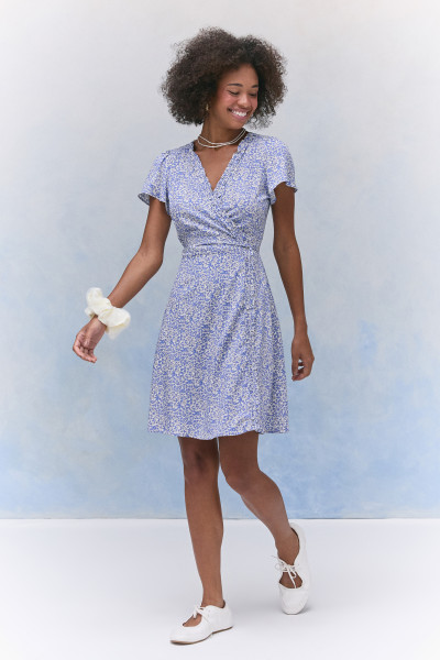 Vestido Curto Cissa Azul