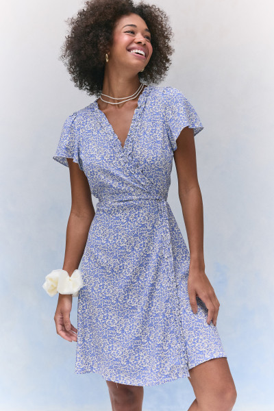 Vestido Curto Cissa Azul