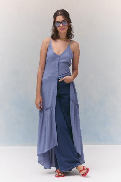Vestido Midi Lya Azul