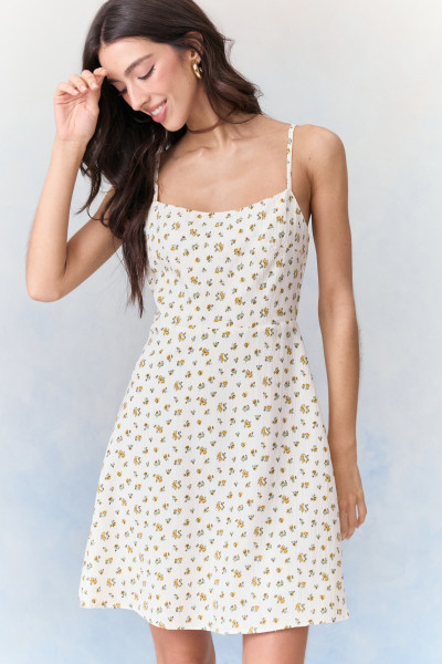 Vestido Curto Brigitte Off White