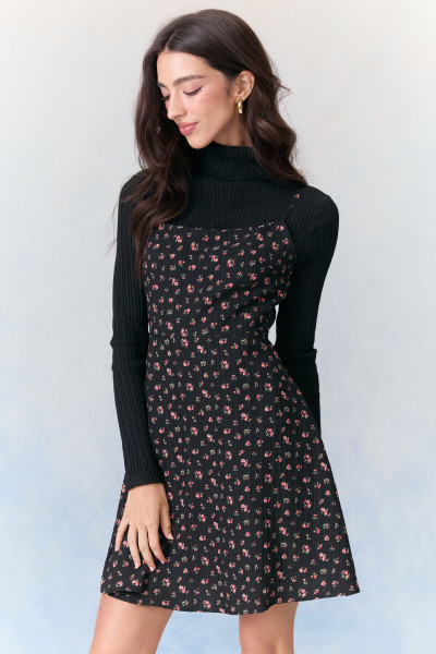 Vestido Curto Brigitte Preto