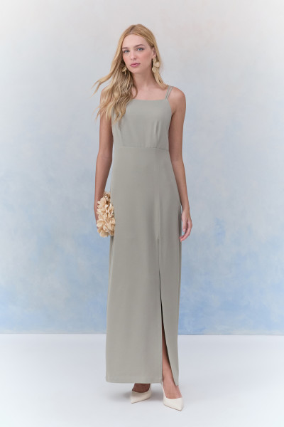 Vestido Longo Backless Catherine Verde