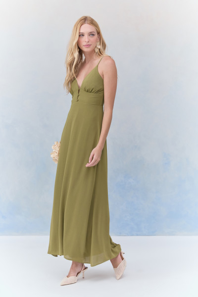 Vestido Midi Petit Amália Verde