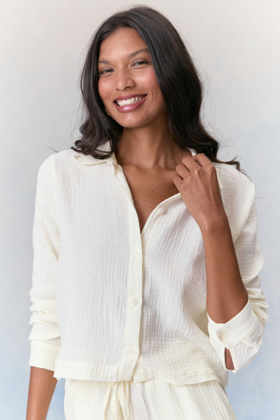 Camisa Basic Cotton Luana Pérola