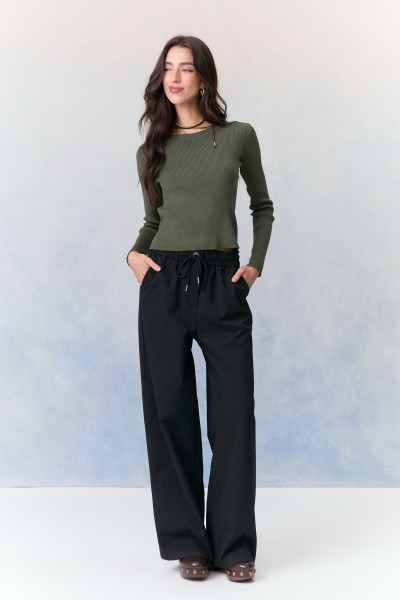 Calça Wide Olie Preto