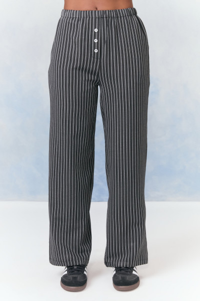 Calça Listrada Hani Preto