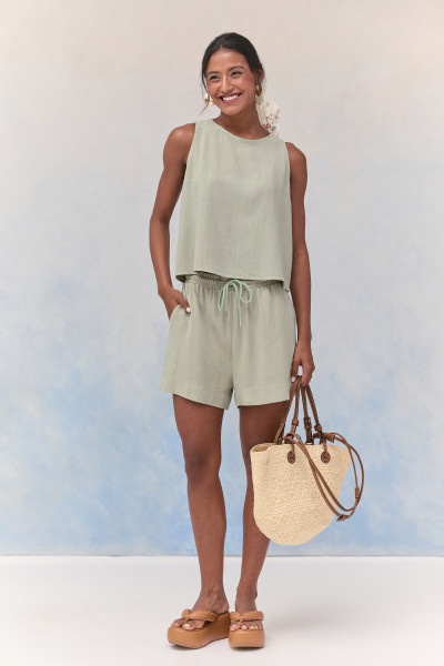 Shorts Lia Verde Claro