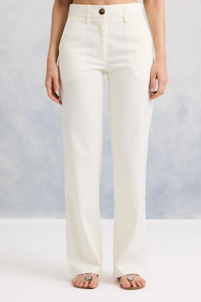 Calça Reta Heloise Off White