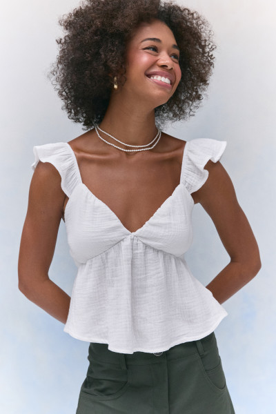 Blusa Cotton Paola Off White