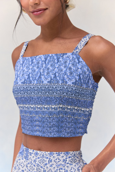 Blusa Estampa Lumi Azul