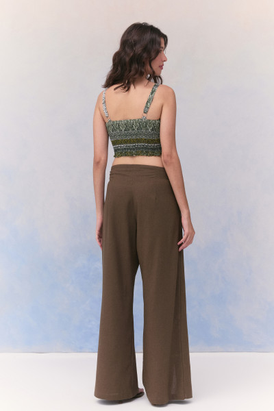 Calça Com Amarração Eli Verde