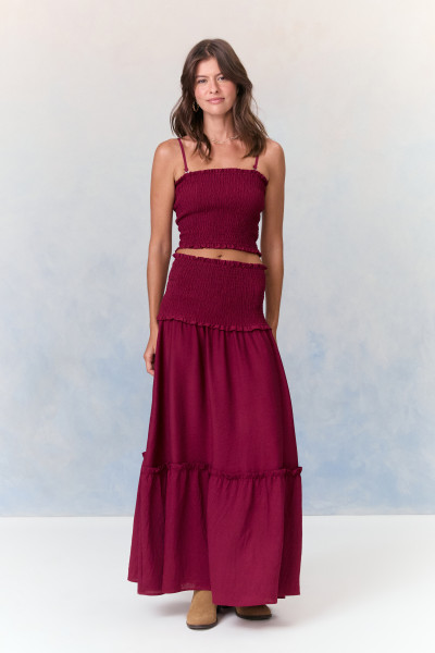 Saia Lastex Hana Vinho