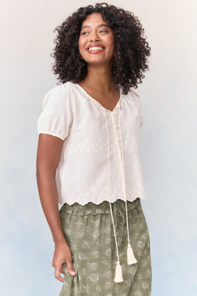 Blusa Bata Ayane Bege