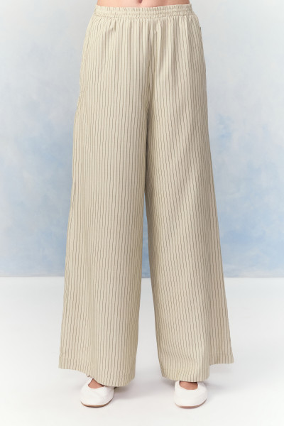 Calça Pantalona Stripes Let Verde