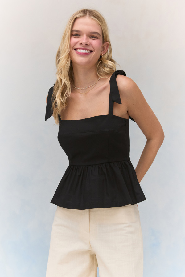 Top Tricoline Trixie Preto