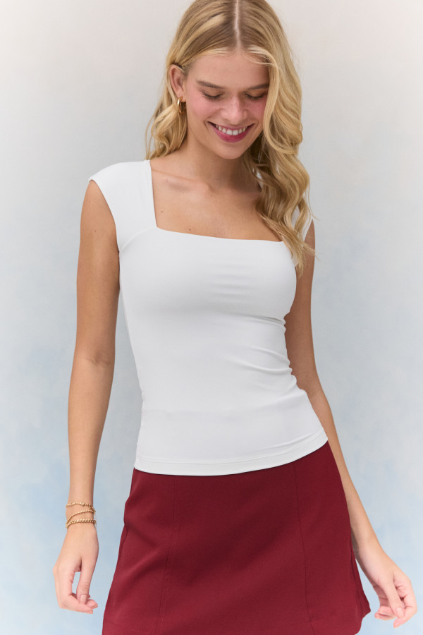 Top Ivy Poliamida Off White