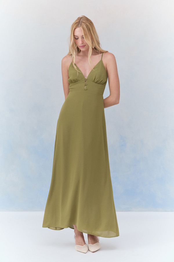 Vestido Midi Petit Amália Verde