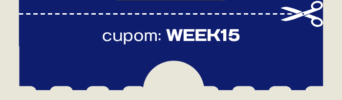 Imagem de Cupom 15% OFF